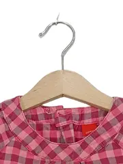 Vorschaubild 2 von Freizeitkleid Mädchen kariert rosa Baumwolle Sommer Gr. 98