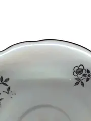 Vorschaubild 5 von Porzellan Unterteller Klassisch Weiß Blumenmuster 14.5 cm