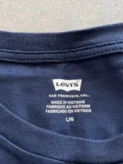 Vorschaubild 5 von Herren T-Shirt großes Logo Blau Gr. 50;L Baumwolle Casual