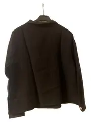 Vorschaubild 2 von Damen Hemdbluse Schwarz Gr. 42/XL Basic Casual Langarm