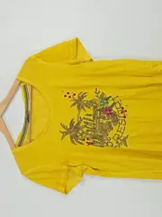 Vorschaubild 9 von Taifun Damen T-Shirt Gelb Gr. 40 L Palmen-Print Maui Beach Casual