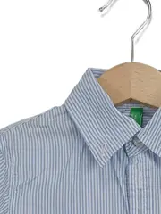 Vorschaubild 3 von Hemd Jungen Gr. 122 Blau Gestreift Langarm