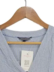 Vorschaubild 2 von Damen Bluse Gr. 6/36 Blau Viskose 3/4-Arm Casual