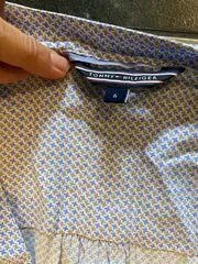 Vorschaubild 3 von Damen Bluse Gr. 6/36 Blau Viskose 3/4-Arm Casual