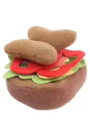 Vorschaubild 2 von Spielküche Zubehör Stoff Sandwich Mehrfarbig Kinder Spielzeug Essen