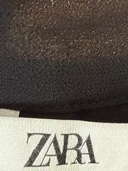 Vorschaubild 6 von Damen Blusenkleid Gr. S (36) Schwarz Elegant mit Schleife & Falten