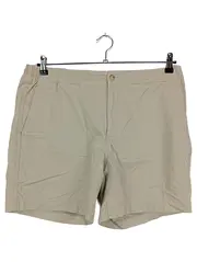 Vorschaubild 1 von Herren Sport Shorts Beige Gr. 38 Baumwolle Logo Knopf