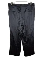 Vorschaubild 2 von Damen Anzughose Schwarz Gr. 44 Business Satin-Look