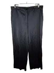 Vorschaubild 1 von Damen Anzughose Schwarz Gr. 44 Business Satin-Look