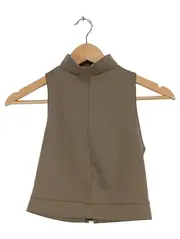 Vorschaubild 1 von Trafaluc Damen Rollkragen Top Ärmellos Beige Gr. S 36