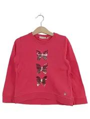 Vorschaubild 1 von Mädchen Pullover Tiermotiv Schmetterling Pailletten Rosa Gr. 110