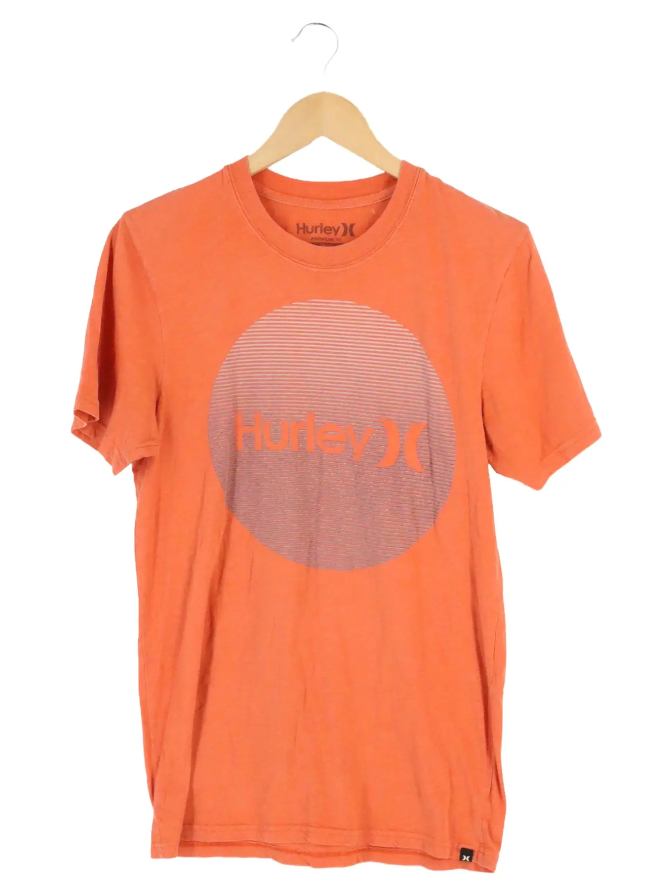 HURLEY Herren T-Shirt Orange Gr. 46;S Casual Streetwear Logo-Print