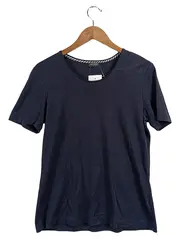Vorschaubild 1 von Edition Damen T-Shirt Gr. M Dunkelblau Baumwolle Basic