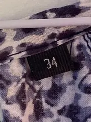 Vorschaubild 8 von Damen Freizeitkleid Gr. 34;XS Blau gemustert Viskose