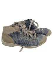 Vorschaubild 1 von Damen Sneaker high Gr. 36 Mehrfarbig Casual Lochmuster Reißverschluss