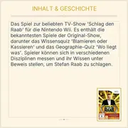 Vorschaubild 3 von Schlag den Raab Wii Quizspiel Blamieren oder Kassieren USK 6