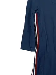 Vorschaubild 2 von EDC Damen Freizeitkleid Gr. 38/M Blau Casual mit Seitenstreifen