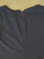 Vorschaubild 4 von EDC Damen Freizeitkleid Gr. 38/M Blau Casual mit Seitenstreifen