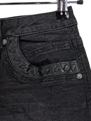 Vorschaubild 5 von EDC Damen Jeansrock Gr. 36 S Schwarz Casual Denim Rock