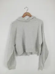 Vorschaubild 2 von Damen Kapuzenpullover Hoodie Gr. 36/S Grau Casual