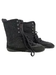 Vorschaubild 1 von Damen Stiefelette Gr. 36 Grau Wolle Barfußschuhe