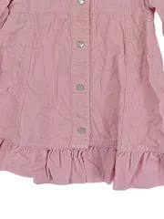 Vorschaubild 3 von Mädchen Freizeitkleid Rosa Cord Baumwolle Gr. 80 Rüschen