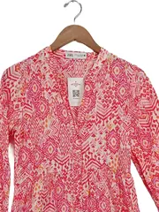 Vorschaubild 2 von Damen Freizeitkleid Print Bohemian Baumwolle Gr. 34;XS