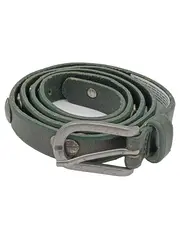 Vorschaubild 1 von Damen Gürtel Leder Grün Größe 85 Vintage Streetwear Schnalle Nieten