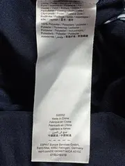 Vorschaubild 5 von Damen Businesskleid Gr. 36/S Blau gepunktet ärmellos elegant