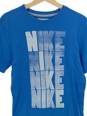 Vorschaubild 2 von Herren T-Shirt Sport Shirt Gr. S Blau Baumwolle Logo-Print