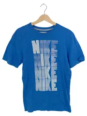 Vorschaubild 1 von Herren T-Shirt Sport Shirt Gr. S Blau Baumwolle Logo-Print