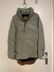 Vorschaubild 3 von Damen Übergangsjacke Gr. M Grün Leichte Jacke Kapuze