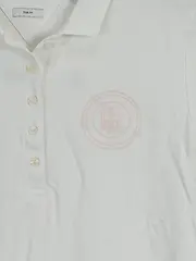 Vorschaubild 3 von Damen Poloshirt Gr. 40 Weiß Preppy Kurzarm Polo Shirt