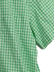 Vorschaubild 2 von Herren Kurzarmhemd kariert Grün Gr. M Casual