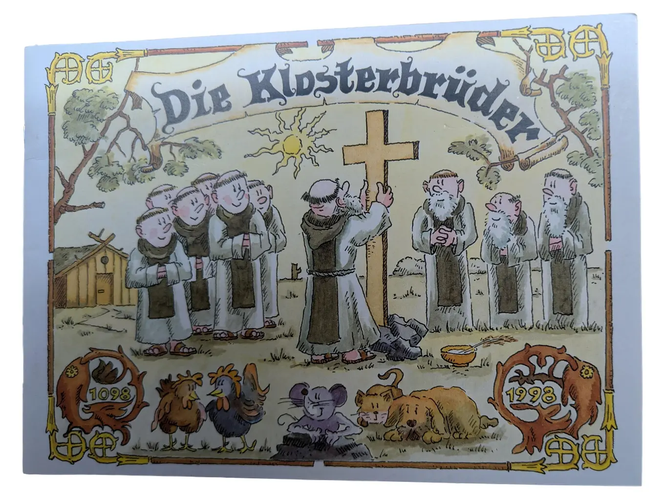 UNKNOWN Klosterbrüder Puzzle 250 Teile Mönche Tiere Humor Glaube Kinder