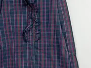 Vorschaubild 6 von Benetton Kinder Hemdbluse Kariert Langarm Rüschen Herbst Gr. 152