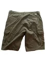 Vorschaubild 2 von Herren Cargo Shorts W32 Oliv Casual Kurze Hose