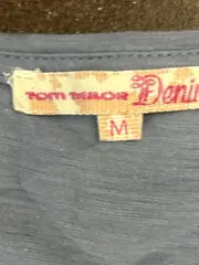 Vorschaubild 5 von Damen T-Shirt Blau Gr. 38/M Casual Baumwolle Kurzarm