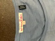 Vorschaubild 4 von Damen T-Shirt Blau Gr. 38/M Casual Baumwolle Kurzarm