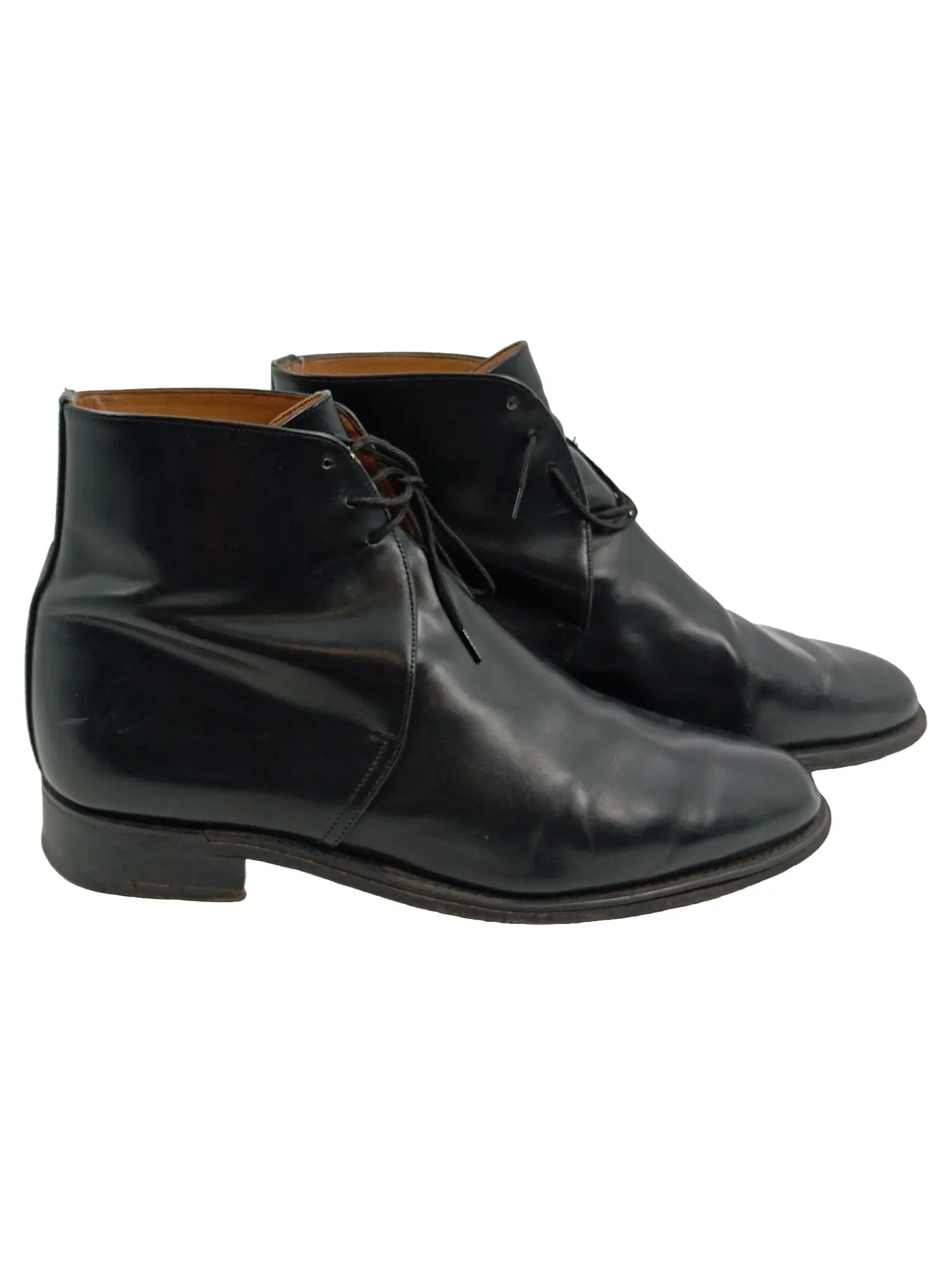 SANDERS & SANDERS LTD. Herren Stiefel Gr. 45 Schwarz Klassisch Schnürstiefel