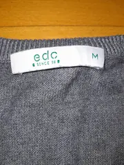 Vorschaubild 4 von EDC Damen Strickjacke Gr. 38/M Grau Casual Langarm