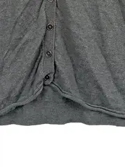 Vorschaubild 3 von EDC Damen Strickjacke Gr. 38/M Grau Casual Langarm