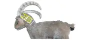 Vorschaubild 2 von Kuscheltier Alpaka Ziege Beige 13cm Plüschtier Sammler
