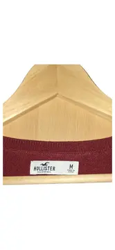 Vorschaubild 2 von Damen Pullover V-Ausschnitt Langarm Strick Rot Gr. M