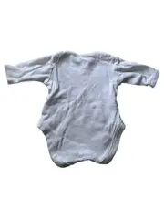 Vorschaubild 3 von Baby Body Gr. 50 Weiß Langarm Tiermotive Baumwolle