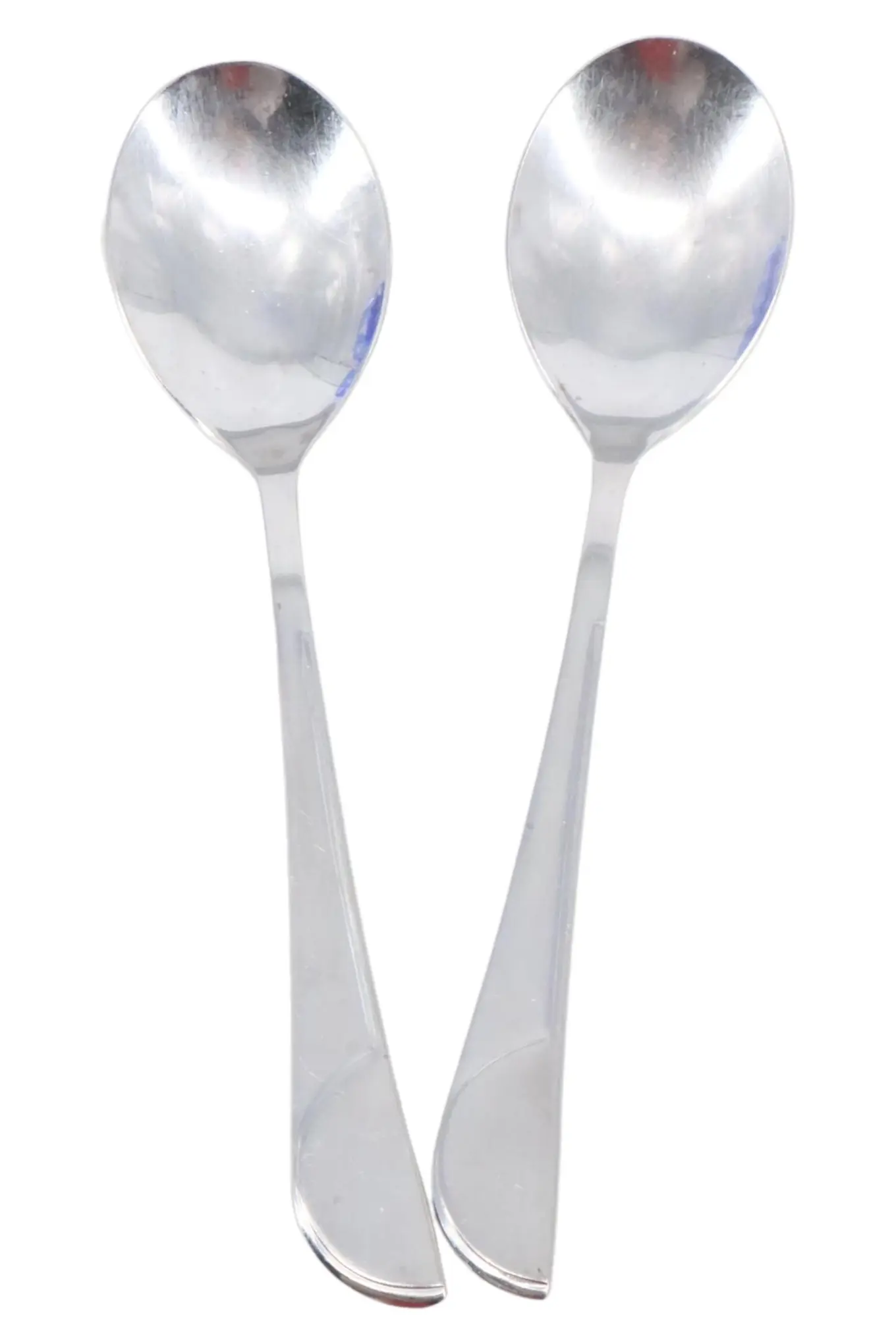 WMF CROMARGAN Esslöffel 2er Set Silber Elegant Modern Edelstahl Besteck