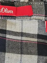 Vorschaubild 4 von Damen Bluse Kariert Mehrfarbig Modern Langarm Gr. 36 S