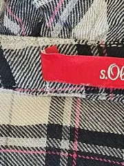 Vorschaubild 5 von Damen Bluse Kariert Mehrfarbig Modern Langarm Gr. 36 S