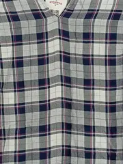 Vorschaubild 3 von Damen Bluse Kariert Mehrfarbig Modern Langarm Gr. 36 S