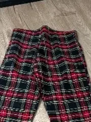 Vorschaubild 6 von Damen Leggings Kariert Tartan Rot Schwarz Gr. XS High Waist